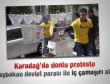 Karadağ'da Başbakan'a donlu protesto