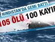 Hindistan'da gemi battı