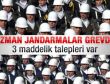 Uzman jandarmalar açlık grevine başladı