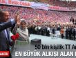 TT Arena'da en büyük alkışı alan Bakan