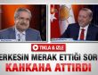 Erdoğan'a kahkaha attıran soru - Video
