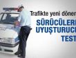 Trafikte alkol testinden sonra bir test daha