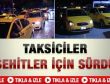 Kadıköy'de taksiciler terörü protesto etti-İzleyin