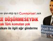 Esad: Keşke uçağı düşürmeseydik