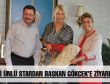 İKİ ÜNLÜ STARDAN BAŞKAN GÖKÇEK’E ZİYARET