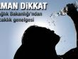 Sağlık Bakanlığı'ndan sıcaklık uyarısı