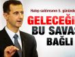 Halep bombalanırken Esad'dan açıklama
