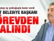 Siirt Belediye Başkanı görevden alındı