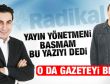 Yıldırım Türker Radikal'den ayrıldı