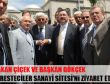 Bakan Çiçek'ten keresteciler esnafına ziyaret
