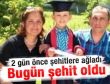 2 gün önce şehit cenazesine katıldı Afyon'da şehit oldu