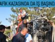 ANKARA İTFAİYESİ TRAFİK KAZASINDA DA İŞ BAŞINDA…